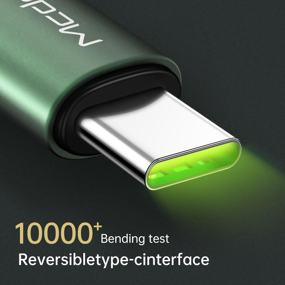 Mcdodo Phone Cable, Usb-C, High-Speed, Usb-C,Led,Qc 4.0, 1M , Ca-7960