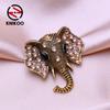 Women Elephant Brooch Drip Oil Pin Fashion Wild Brooch