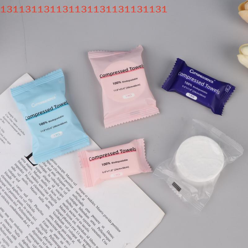 6/30 шт. Спрессованное полотенце Одноразовое Портативное Полотенце для лица из растительного волокна Салфетка Подходит для путешествий Кемпинга Спорта Салонов красоты