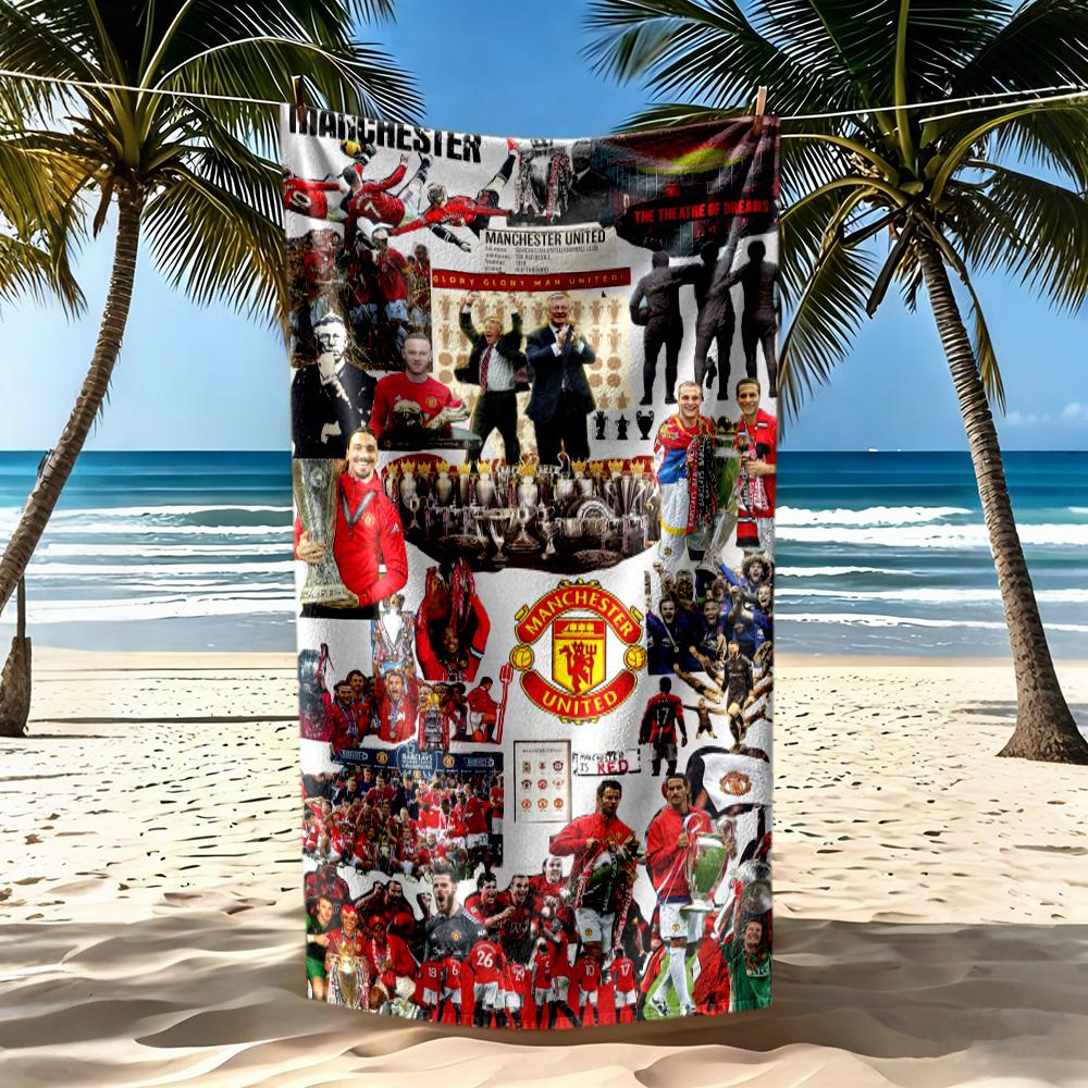 Manchester Beach Towel Soft Durable Quickdry Comfortable Lightweight Portable For Swimmingbeachcamping Travel Beach Accessoriesgym