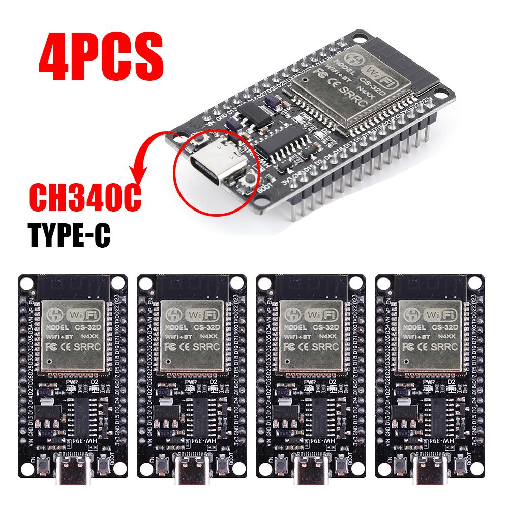 Плата разработки ESP32 -32 TYPE-C CH340C/ USB CP2102 WiFi+Bluetooth Сверхнизкое энергопотребление Двухъядерный беспроводной модуль