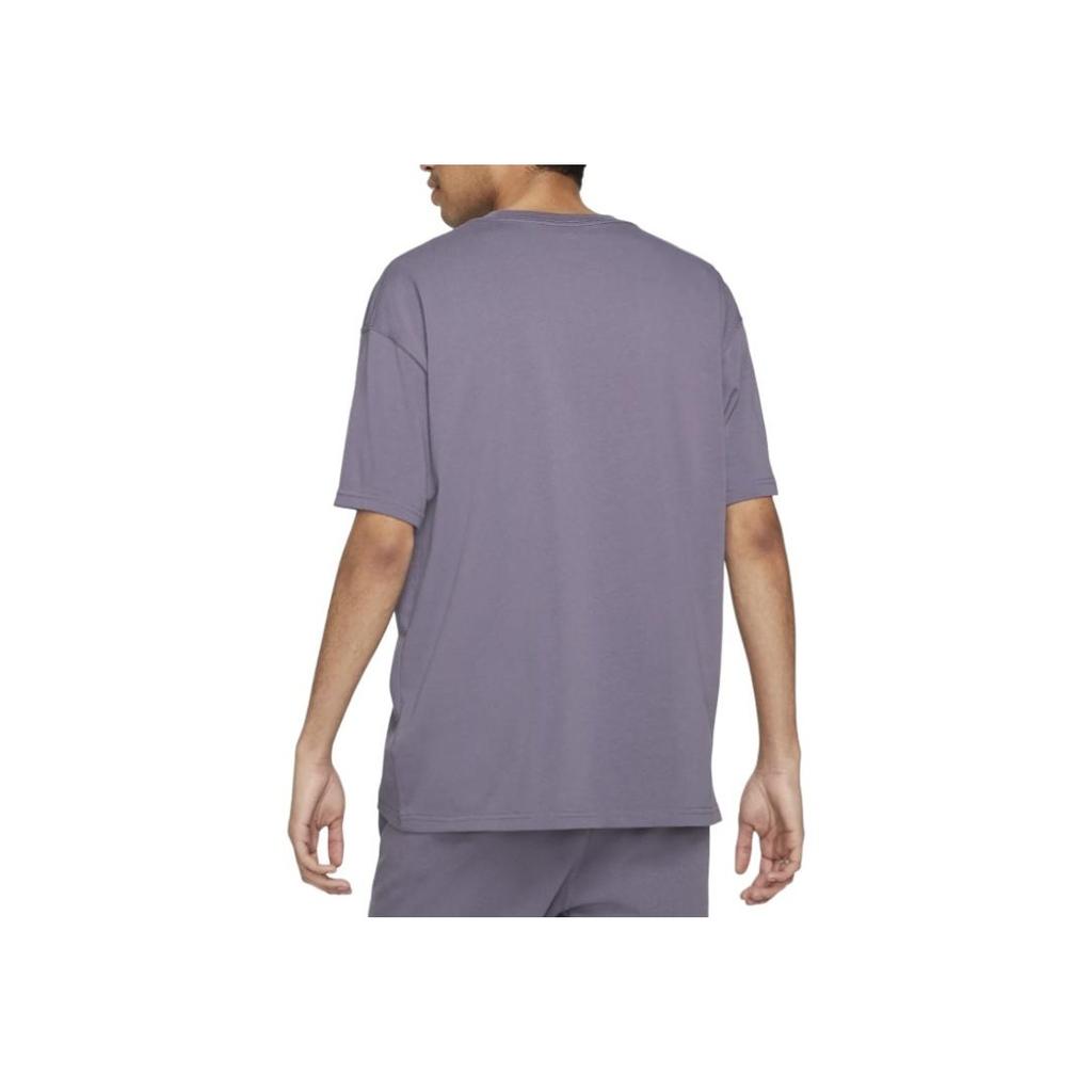 Nike Loose Fit Round Neck Drop Shoulder Short Sleeve T-Shirt Men Tops Purple DD1404-588