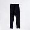 Versatile High-Waist Black Slimming Korean Suit Pants with Center Slit