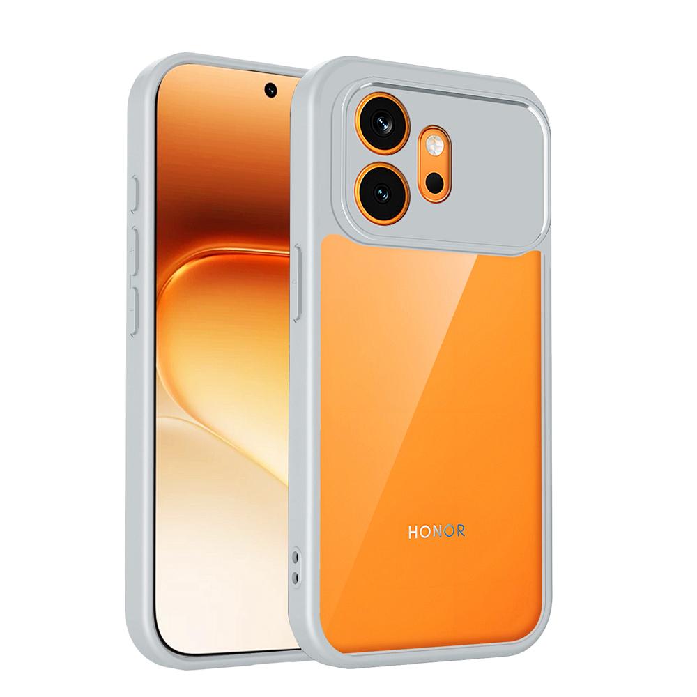 KEYSION Прозрачный чехол для телефона HONOR 600 Pro 5G Мягкий силикон+ПК HD Прозрачная противоударная задняя крышка для Huawei Honor 600