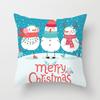Cartoon Christmas Throw Pillow Set Santa Claus Sofa Gift Home Decor Pillowcase Christmas Gift Pillowcase