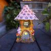 Solar Garden Treehouse Ornament Statue Night Light