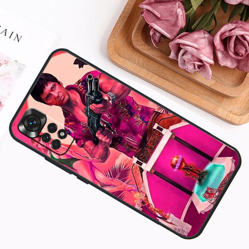 Чехол Scarface Tony Montana для Xiaomi Redmi Note 13 Pro 14 12 11 9 10 9S 10S 11S 12S Redmi 12C 13C 14C 10C
