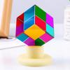 Миниатюры Настольные фигурки кубика Рубика K9 Цветные хрустальные кубики Украшения Современная гостиная Оригинальные креативные скульптуры Украшения для дома Изделия ручной работы