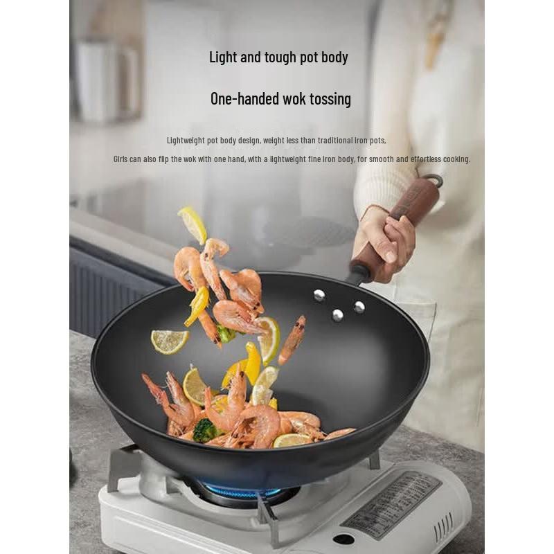 Kobach 32cm Non-Coated Naimi Wok