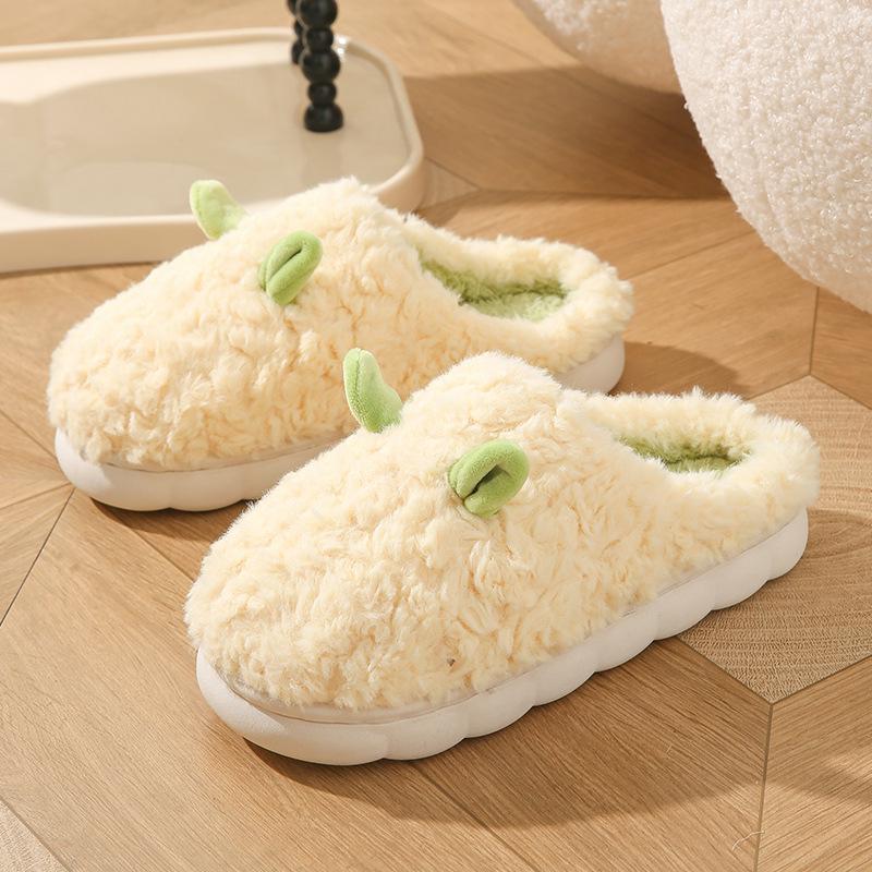 Autumn/Winter Indoor Outdoor Furry Cotton Slippers for Men & Women