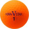 Kasco Kira Star V Мячи для гольфа Оранжевые 2-составные Подходят для скорости головки клюшки 25-45 миль/ч Упаковка 12 шт.