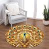 1pc home carpet galaxy peacock design for office decor bedroom gift living room non-slip carpet
