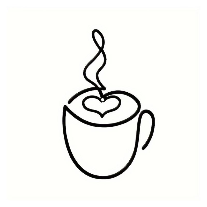 652F Metal Coffee Sign Wall Decors for Home Kitchen Cafe Restaurant Coffee Station Gift for Coffee Lover Birthday Christmas