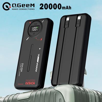 Внешний аккумулятор 30000 мАч 20000 мАч Powerbank для телефона Внешний аккумулятор Мобильное портативное зарядное устройство Poverbank с цифровым дисплеем