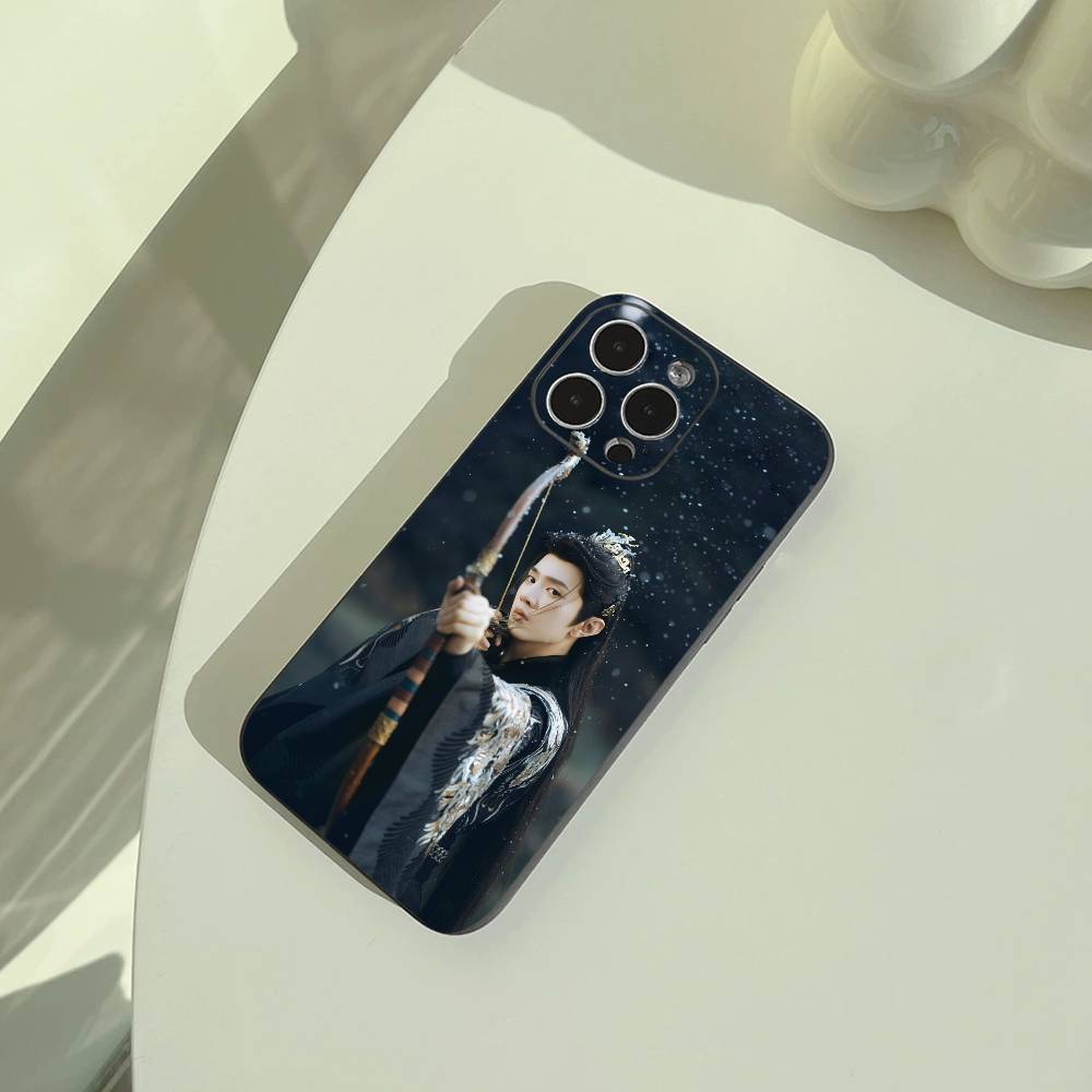 Чехол для телефона с актером -C-Чэнь Чжэюань Для iPhone 17,16,15,14,13,12,11 Pro Max,16/15/14Plus,XS Мягкий черный чехол