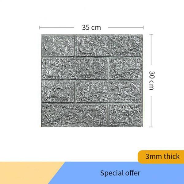 10 шт./20 шт. 3D наклейки на кирпичную стену, самоклеящиеся обои, декор, пена, водонепроницаемое настенное покрытие, обои для гостиной, сделай сам, фон