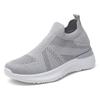 Дышащая сетка Женские кроссовки для бега Легкие повседневные спортивные туфли Вязаные балетки Носки-обувь для ходьбы