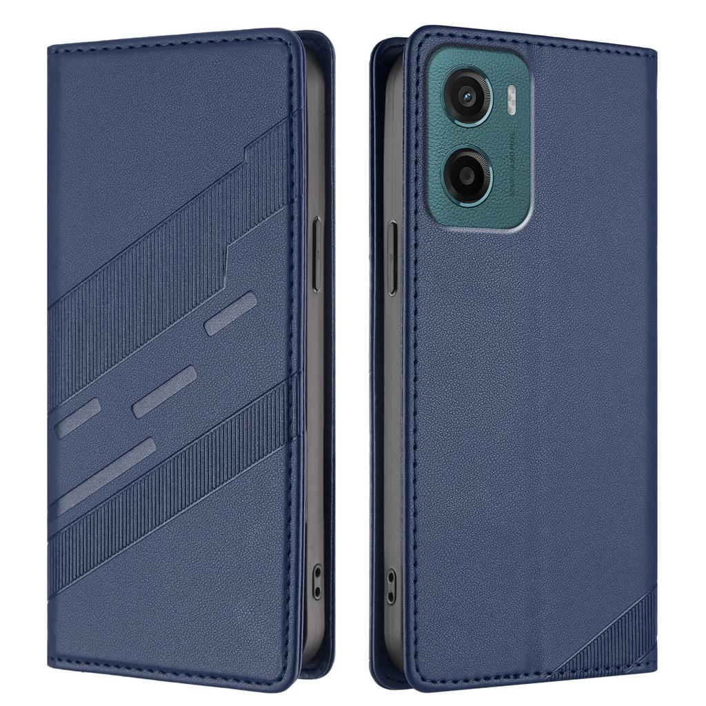 For Motorola Moto G05 4G Phone Cases Punk Style Imprinted Wallet Stand Leather Cover