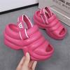 Fashion Playform Fuchsia Luxury Woman Flat Sandals Children's Slippers Shoes Tennis Running Woman Sneakers Sport From Famous Brands