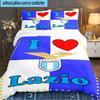 Lazio Football Club Emblem 3PCS Bedding set,Ideal for 1pc Duvet Cover And 2pcs Pillowcases Perfect for Fan gift,Ideal for Bedroom, Dormitory