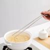 1 Pair Cooking Chopsticks Stainless Steel Chopsticks Long Frying Chopsticks