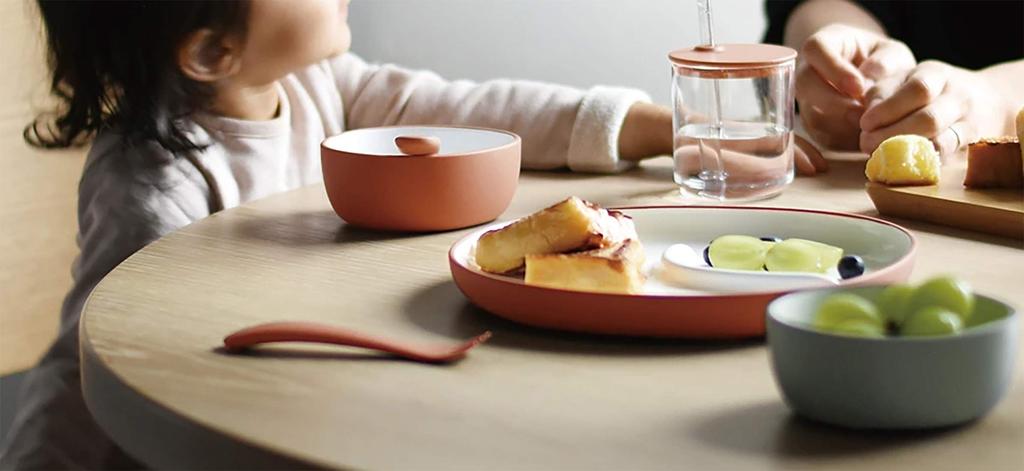 Kinto BONBO Spoon Fork Yellow Kids Baby Safe Gift Present Baby Gift 26384 & Microwave/Dishwasher