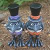 Ornaments Garden Patio Decorations Halloween Crow Statue Ornament Resin Crafts