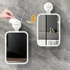 Sturdy Suction Cup Shower Mirrors Anti Fog Vanity Mirror Hanging Cosmetic Mirror Beauty Makeup
