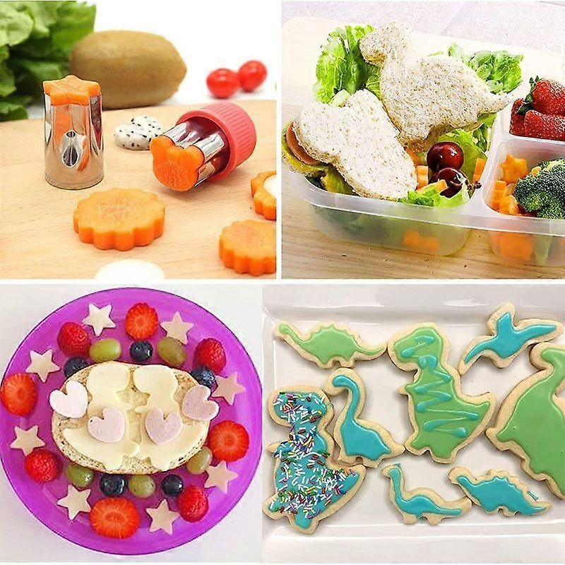 34-Piece Sandwich Maker Mold Set with Stamping Tool DIY Cooking Molds