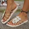 Women Flower Flats Slippers Shoes for Women Fashion  New Sandals Summer Casual Flip Flops Dress Brand Female Zapatos Slides