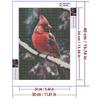 5d DIY Алмазная картина вышивка крестом животные кардиналы Алмазная вышивка мозаика полный круглый дрель домашний декор