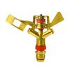 1 2 Inch Impact Sprinkler Adjustable Distance 360 Degree Rotation Zinc Alloy Lawn Sprinkler with Nozzles Watering