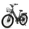 Электровелосипед Samebike RS-A01 Plus 750 Вт Мотор 48 В 14 Ач Аккумулятор 26*3,0 ” дюйма Толстые шины Заниженная рама Городской электровелосипед для поездок на работу