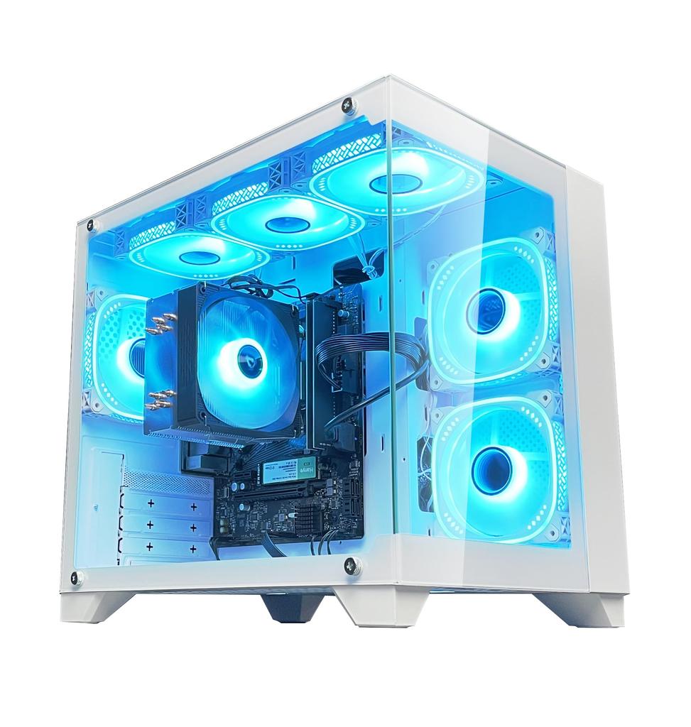 NEWLEAGUE Gaming Desktop Computer Specially Selected Model Ryzen 5 5600G 16GB NVMe SSD 512GB 550W Power Supply Unit Windows 11 Office Mid Tower Model