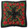70*70cm Babushka Square Bandana Women Floral Print Russian National Scarf