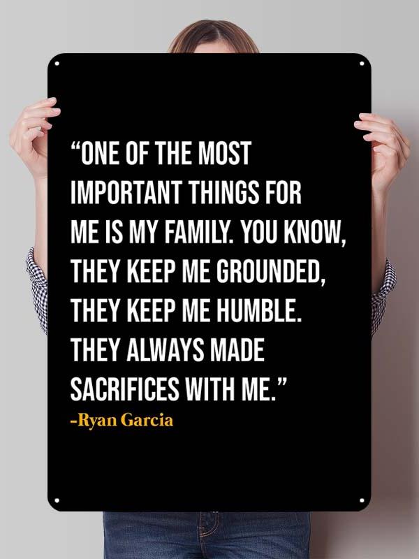 Райан Гарсия Боксер Металлические Знаки Эстетика Декора Комнаты Мужчины Индивидуальный Боксерский Постер Жестяные Таблички для Настенного Искусства Мужской Пещеры Винтажная Металлическая Табличка