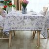 Customizable Blending Flower Tablecloth,Rectangular with Lace Table Cover,for Home Kitchen Dinning Table Decor Mantel Mesa