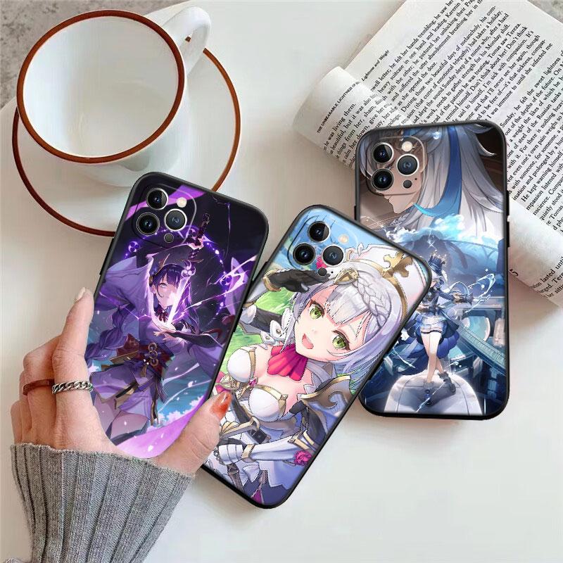 Genshin Impact Shell Phone Case for Samsung Galaxy S20 S21 S22 Ultra FE Plus A21S A22 A24 A25 A26 A30 A30S A31