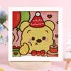 Детская алмазная мозаика Sanrio с наклейками-рамкой - Набор для самостоятельного изготовления, ручная работа, подарок