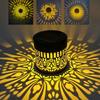 Warm Wall Light Metal Home Garden Night Light New LED Solar Light  Outdoor Lawn Courtyard
