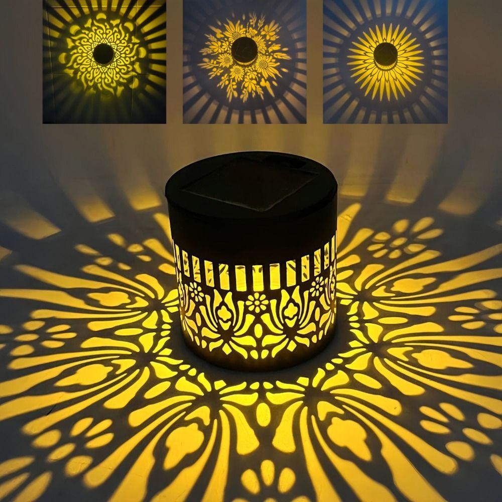 Warm Wall Light Metal Home Garden Night Light New LED Solar Light  Outdoor Lawn Courtyard