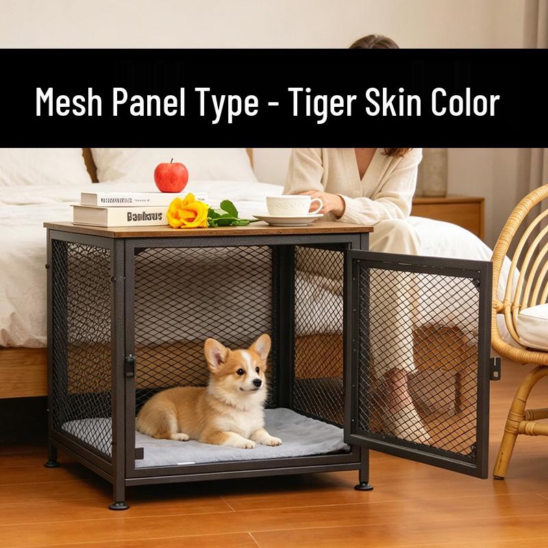 Multipurpose Small Dog Cage: Furniture-Style Side Table, Bedside Table, TV Stand, or Pet House
