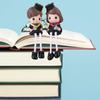 1 Set Hanging Legs Romantic Couple Showpiece | Cute Boy Girl Figurine for Home Decor Living Room Bedroom