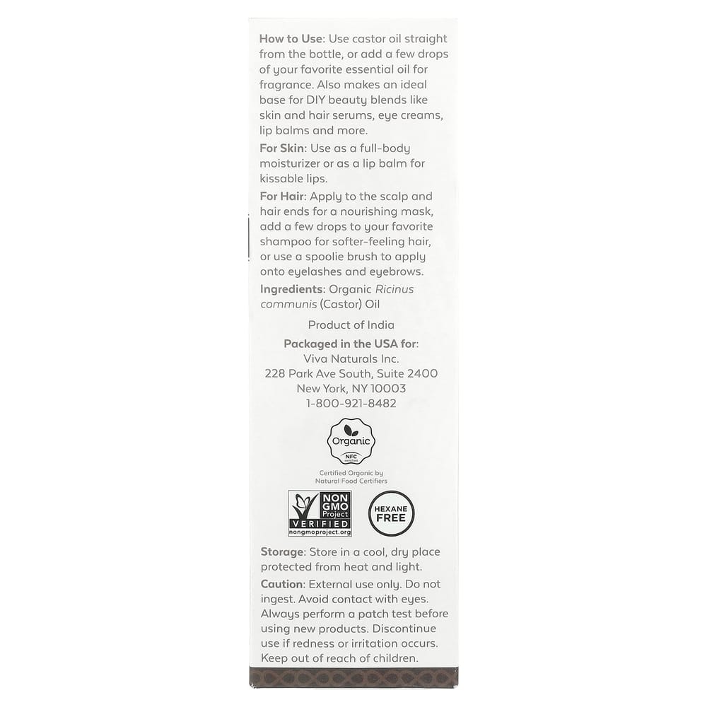 IHerb Касторовое масло 473 мл (16 жидких унций)