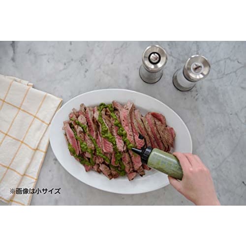 OXO Бутылка с отжимным колпачком, Контейнер для соусов, Открывается одной рукой, Не капает, Легко сжимается, Полиэтилен, С делениями, 350 мл, Средний размер