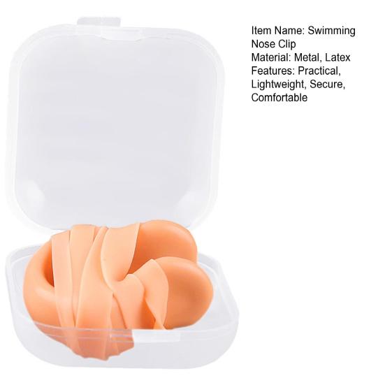 Унисекс-ремешок для носа, регулируемый зажим для дайвинга с ремешком, водонепроницаемый зажим для носа в бассейне для тренировок по плаванию