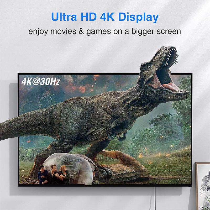 3-в-1 док-станция USB-C на HDMI для зеркалирования экрана: Совместимо с Apple, Huawei, ноутбуками