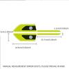 EFG1 For VW Rline Golf polo Jetta Bora CC MK4 2PCS Car Reflective Auto Truck Safety Warning Tape  Bumper Secure Reflector Car Sticker