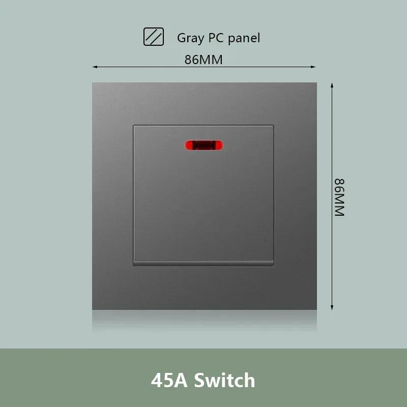 Универсальная двойная розетка с быстрой зарядкой Type-C мощностью 18 Вт, настенный электрический светильник с выключателем на 2 направления, Великобритания, 13 А, двойная розетка USB