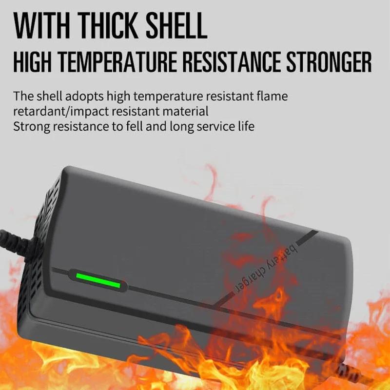 12V 24V 5A 10A Smart Lifepo4 Charger 14.6V 29.2V 4S 8S High Power LiFePO4 Charger AC110-240V Lithium Iron Phosphate Battery Pack